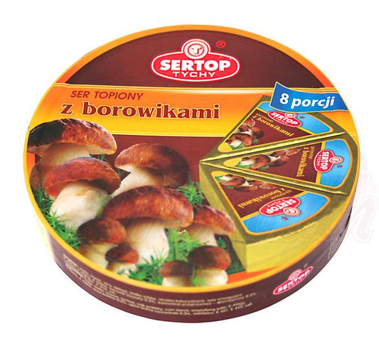 «Плавленый сыр с белыми грибами» «Krazek- Ser topiony z borowikami»