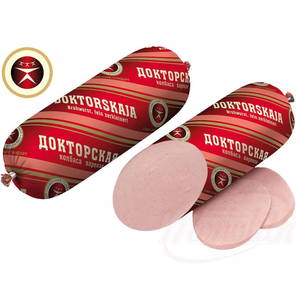 Saucisse à bouillir, finement hachée Doktorskaja - OURS MARKET